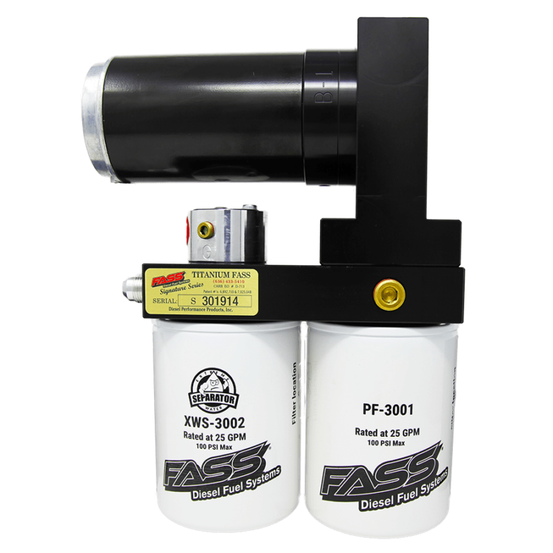 FASS Titanium Signature Series Diesel Fuel System 250F 220GPH (60-65 PSI)