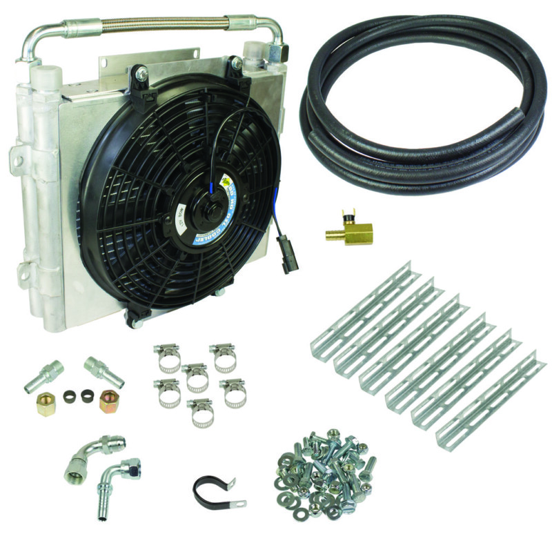 Xtrude Double Stacked Transmission Cooler Kit - Universial 1/2in Tubing