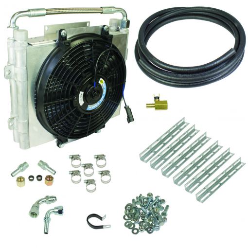 Xtrude Double Stacked Transmission Cooler Kit - Universial 5/8in Tubing