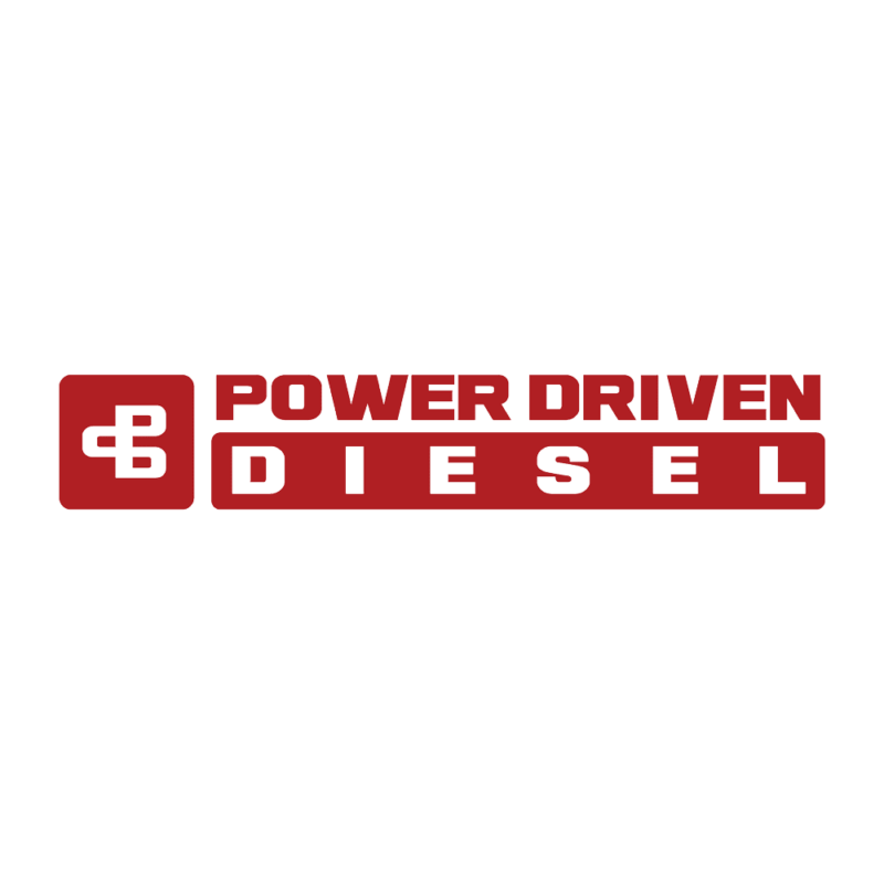 Power Driven Diesel sticker 8" PDD sticker