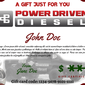 Gift Certificate