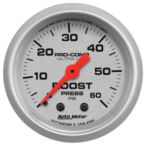 Lite 0-60psi Boost Gauge