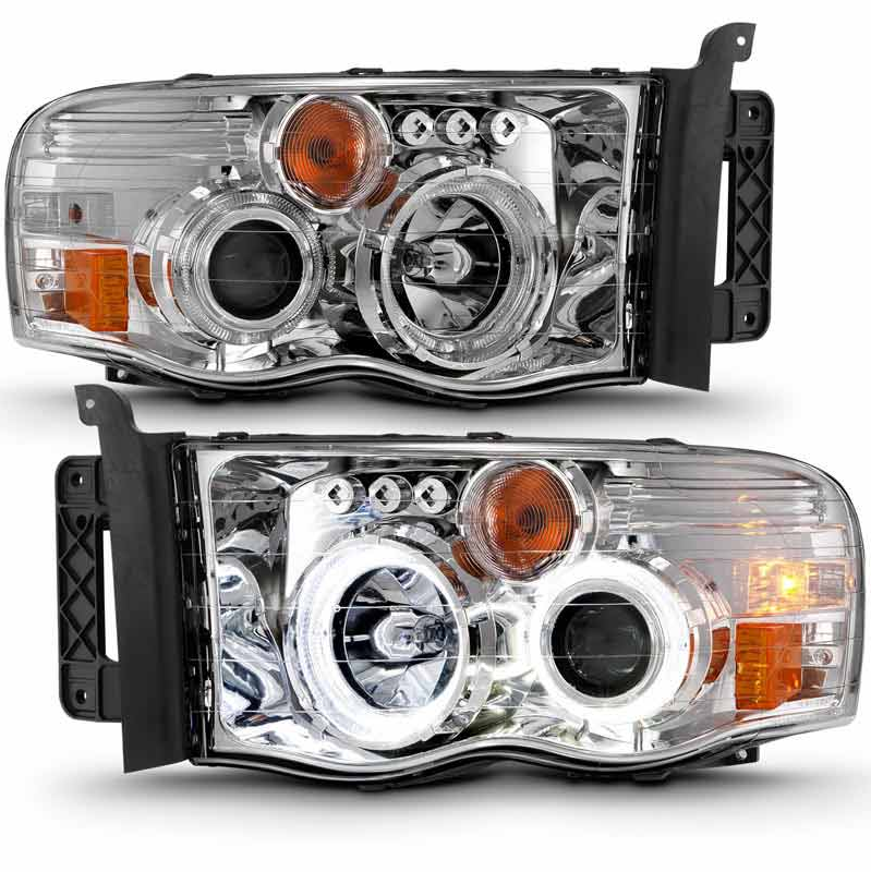 111491 Chrome Halo Projector Headlights