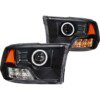 111159 Black Projector Headlights